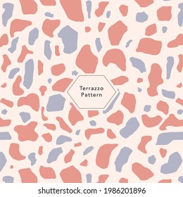 Terrazzo Pattern Background Vector Premium