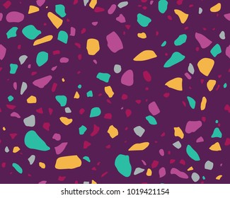 Terrazzo Pattern. Endless Background. 