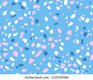 Terrazzo Pattern. Endless Background.