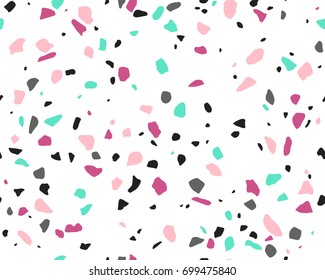 Terrazzo Pattern. Endless Background.