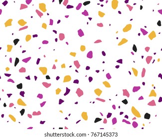 Terrazzo Pattern. Endless Background. 