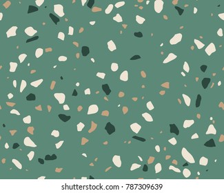 Terrazzo Pattern. Endless Background. 