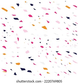 Terrazzo Muster Generator Boden nahtlose Textur. Realistische Vektormuster des Mosaikbodens mit Natursteinen, Marmor, Granit, Quarz, Beton. Klassischer venezianischer Boden. realistisch wiederholbar 