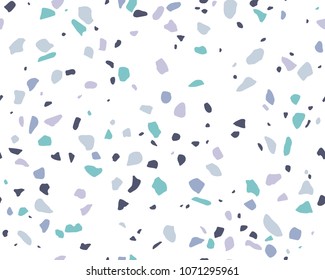 Terrazzo Pattern. Marble Background. Minimal Floor Shape.