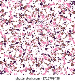 Terrazzo pattern. Modern colorful tile texture. Vector abstract background.