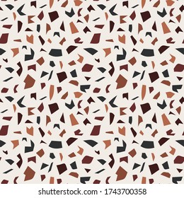 Patrón de Terrazzo sin fisuras. Granito texturado.