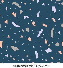 Terrazzo Pattern, Terazzo Flooring Background, Vector Illustration EPS 10.