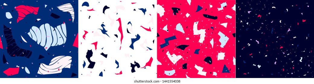 Terrazzo  pattern. Vector EPS 10.