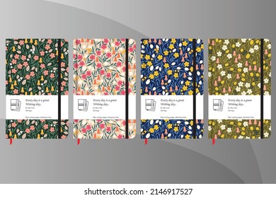 Terrazzo patterned cover design for notebooks 
