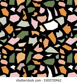 Terrazzo pattern.Perfect design for posters, cards, textile, web pages. Granite texture.