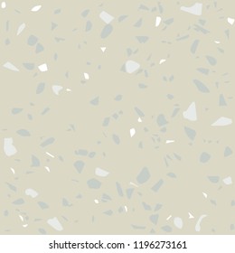 Terrazzo Patterns in earth tones. Vector terrazzo backgrounds.