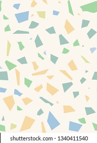 Terrazzo sealess vertical pattern. Flooring citchen vector design