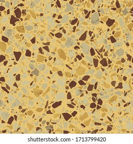 Terrazzo seamless pattern. Abstract background.