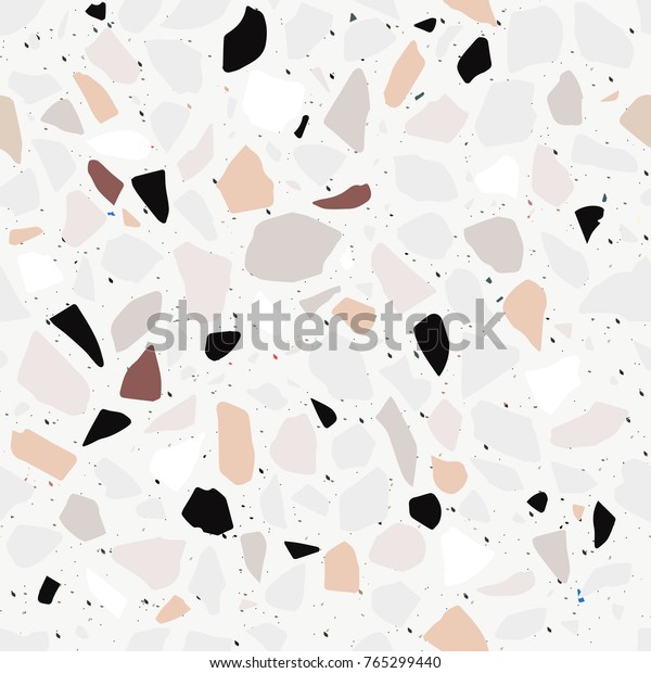 Terrazzo seamless\
pattern. Abstract\
background