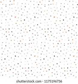 Terrazzo seamless pattern. Abstract colorful repetitive background. Modern vector wallpaper.