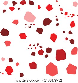 Terrazzo seamless pattern. Abstract geometric shapes background