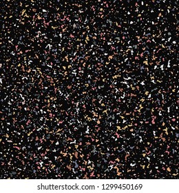 Terrazzo Seamless Pattern Background. Abstract Texture Design Elements. Vector Illustration, Eps 10. 