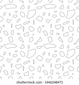Terrazzo seamless pattern background, Vector