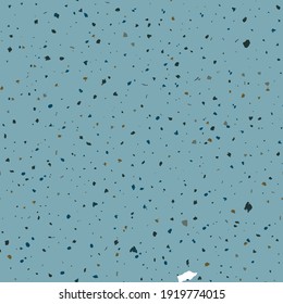 Patrón ininterrumpido de Terrazzo. Textura clásica marrón del suelo. Fondo de piedra natural, granito, cuarzo, mármol y hormigón. El terrazo es muy fluido.