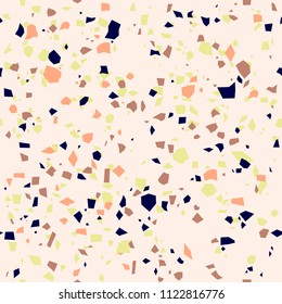 Terrazzo seamless pattern in decorative style