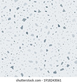 Terrazzo seamless pattern. Earthy classic flooring texture. Classic background made of natural stones, granite, quartz, marble, and concrete. Extra seamless terrazzo.