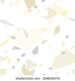 Patrón ininterrumpido de Terrazzo. Baldosas superficiales minimalistas para la decoración interior.  Fondo de piedra natural, granito, cuarzo, mármol, hormigón.  El terrazo es un patrón impecable en colores fríos. 