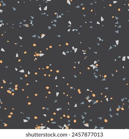 terrazzo seamless pattern, fabric motif, marble background