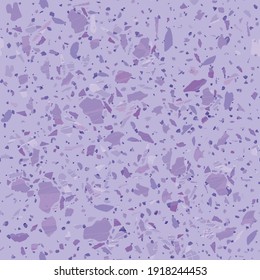 Terrazzo seamless pattern. Gentle classic flooring texture. Classy background made of natural stones, granite, quartz, marble, and concrete. Fresh seamless terrazzo.