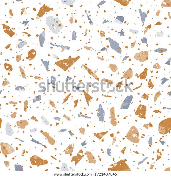 Terrazzo seamless\
pattern. Gentle classic flooring texture. Classy background made of\
natural stones, granite, quartz, marble, and concrete. Extra\
seamless terrazzo.
