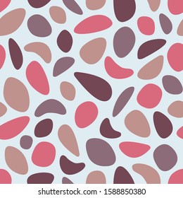 Terrazzo seamless pattern. Pattern ideal for wrapping paper, wallpaper, terrazzo flooring. Colorful vector illustration. EPS10