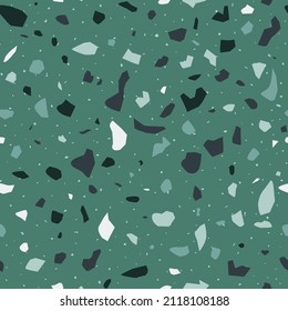Patrón ininterrumpido de Terrazzo para el diseño interior. Ilustración del vector