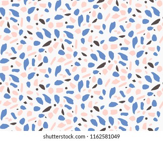 Terrazzo seamless pattern. Modern abstract background.
