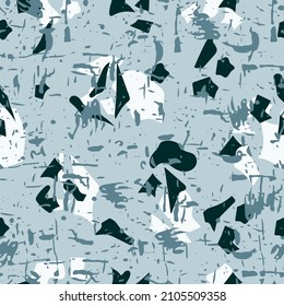 Patrón ininterrumpido de Terrazzo. Baldosas modernas y minimalistas para la decoración interior. Ilustración vectorial abstracta de moda.