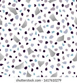 Terrazzo Seamless Pattern Pastel Colors Abstract Stock Vector (Royalty ...