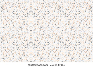 Terrazzo Padrão sem costura Retro Vintage Fundo Telha Pavimento Papel de Parede Vetor Ilustração