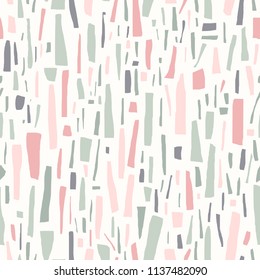 Terrazzo seamless pattern. Vector abstract background with chaotic stains. Can be used for textile, website background, book cover, packaging. Pastel colors