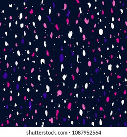 Terrazzo seamless pattern. Vector background with pebbles and stone. Pattern ideal for wrapping paper, wallpaper, terrazzo flooring