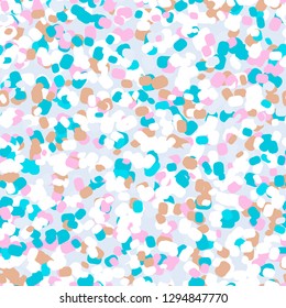 Terrazzo nahtloses Muster. Vektorfarbiges Muster mit Kies und Steinen. Muster, ideal für Papier, Tapete, Terrazzo-Fußboden