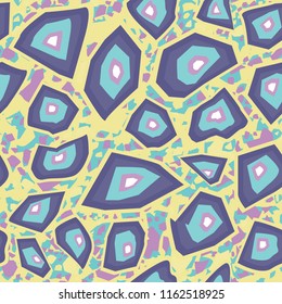 Terrazzo seamless pattern. Vector seamless pattern with pebbles and stone. Pattern ideal for wrapping paper, wallpaper, terrazzo flooring