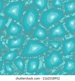 Terrazzo seamless pattern. Vector seamless pattern with pebbles and stone. Pattern ideal for wrapping paper, wallpaper, terrazzo flooring