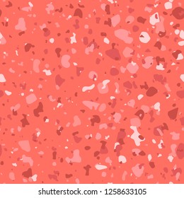 Terrazzo seamless pattern. Vector seamless pattern with pebbles and stone. Pattern ideal for wrapping paper, wallpaper, terrazzo flooring - Vector