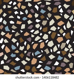 terrazzo seamless pattern.marble floor design in vector