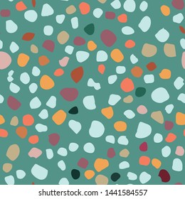 terrazzo seamless repeat pattern design. Perfect for background, texture and decoration
