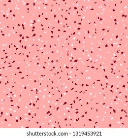 Terrazzo seamless vector pattern. Abstract background. Natural stone texture