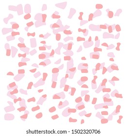 Terrazzo Seamless Vector Pattern on white background. Terrazzo floor. Texture. Abstract background. Wallpaper. Seamless flooring. Suitable for office decoration, postcards, envelopes, invitations.