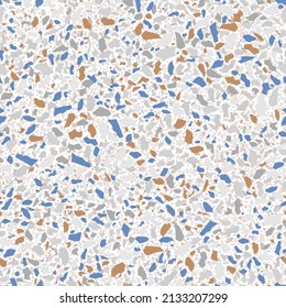 Diseño de patrón inoxidable de granito de piedra Terrazzo