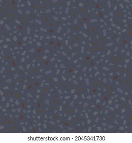 Textura De Resumen Veneciano Sin Precedentes. Acondicionamiento de vidrio Diseño Irregular del Mosaico Terrazzo Terazzo. Patrón de granito del hogar del vector. Patrón de moda de la planta de Terrazzo. Mármol azul en el suelo multicolor. Impresión de arte verde