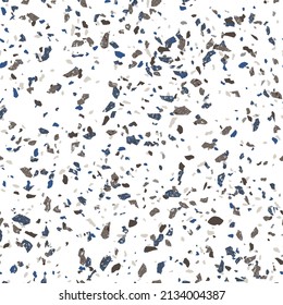 Textura de piedra Terrazzo Diseño de patrón sin inconvenientes