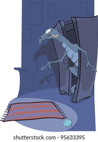 Terrible fairy tale. Cartoon