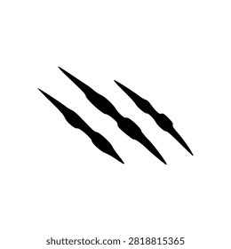 Terrifying Beast Claw Scratch Cut Mark Graphic